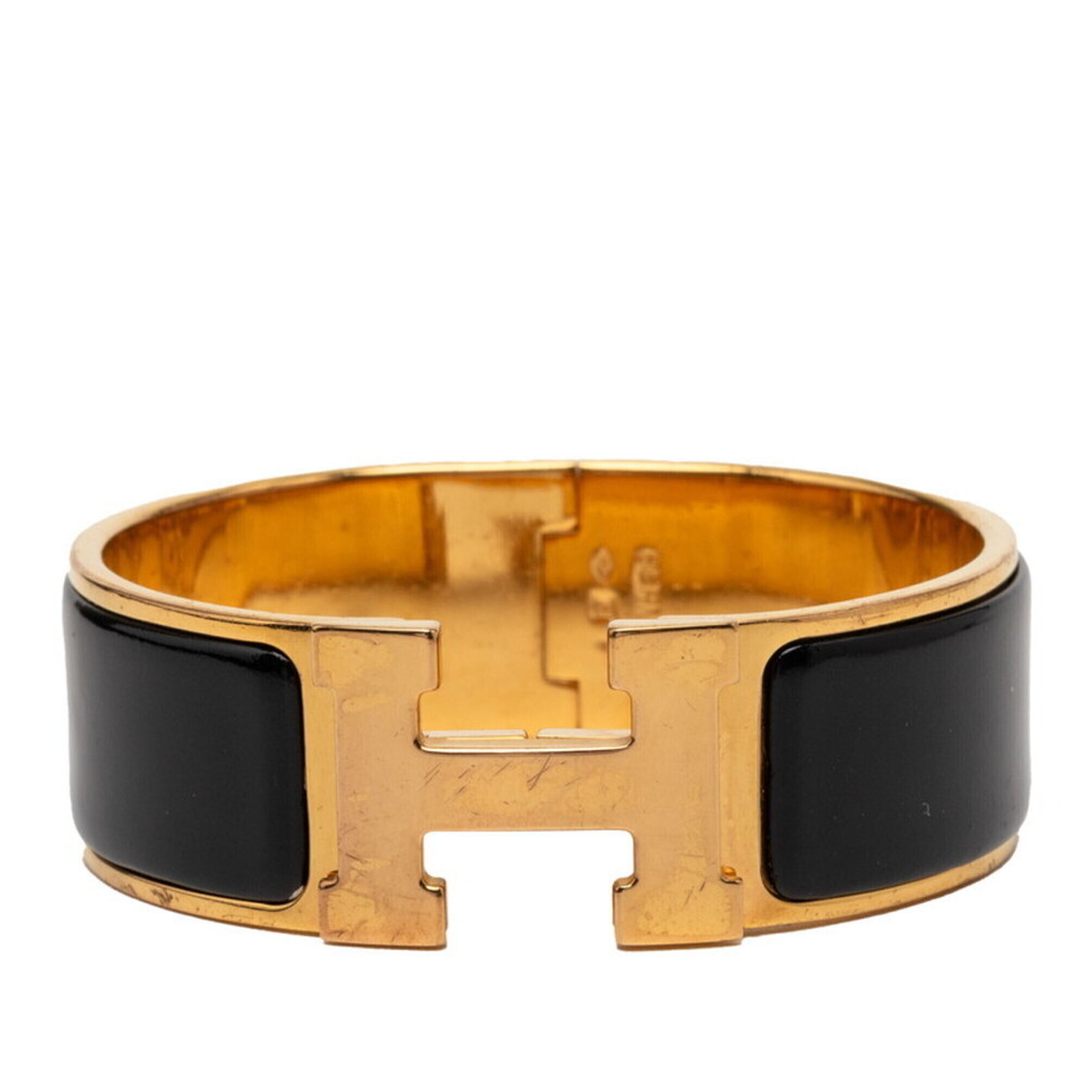 HERMES Black Charm Bracelet